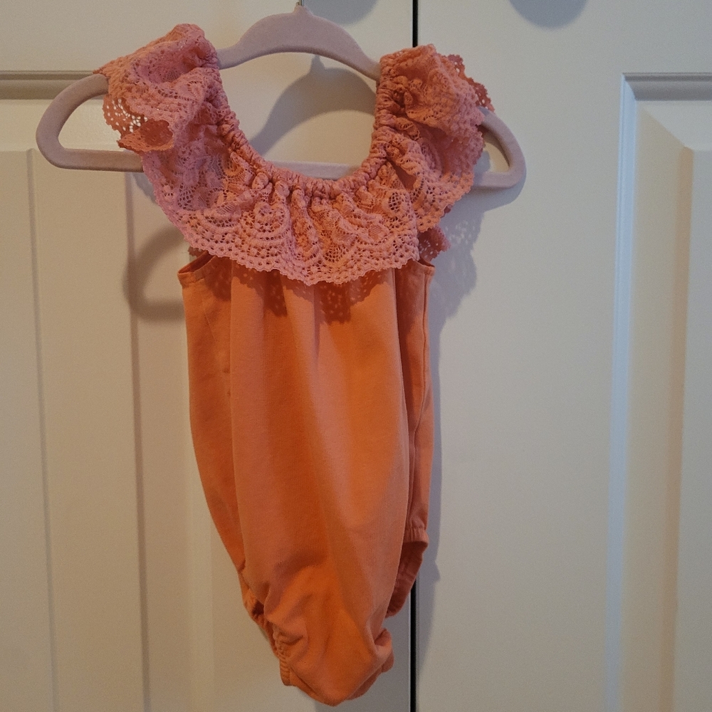 Adorable Bailey Blossom ruffled onsie size 12-18 months